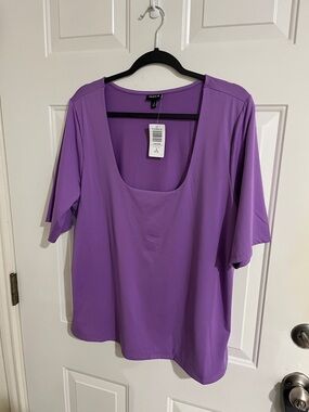torrid Lavender Scoop Neck Tunic Top